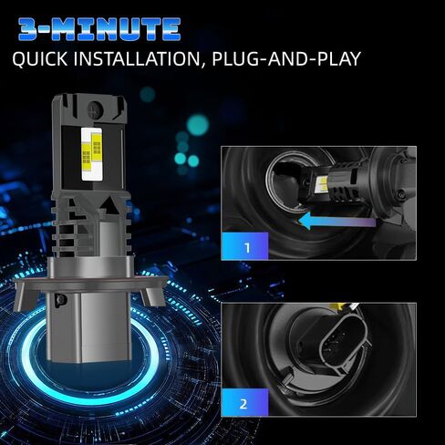 For Ford Expedition 2007 2008 2009 2010 2011 2012 2013 2014 Light Bulbs combo,9008 Hi-Low Beam 9145 Fog Light Bulbs,6000K White,800% Brighter Lightness,Plug and Play,60,000+ Hours Lifespan(Pack of 4) in Kuwait