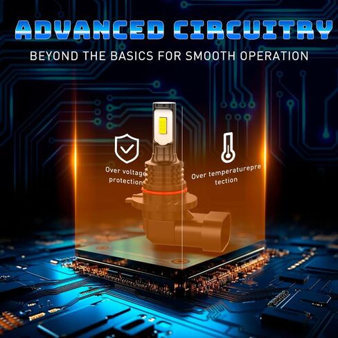 For Ford Expedition 2007 2008 2009 2010 2011 2012 2013 2014 Light Bulbs combo,9008 Hi-Low Beam 9145 Fog Light Bulbs,6000K White,800% Brighter Lightness,Plug and Play,60,000+ Hours Lifespan(Pack of 4) in Kuwait