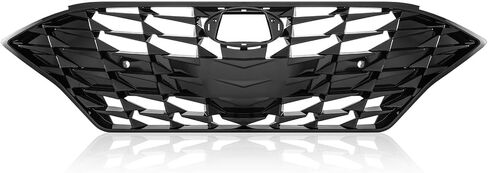 Compatible with 2020-2023 Hyundai Sonata Limited/SEL Front Bumper Grille Sports Edition Frong center,86351-L0400(With Sensor Hole Without Camera Hole) in Kuwait