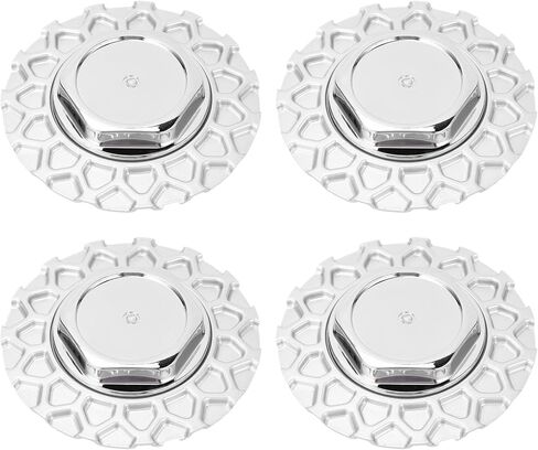 4PCS Car Wheel Center Cap 157mm Silver Stable Structure Lotus Shape Universal Fit Car Rim Hub Caps for Vehicles in Saudi Arabia