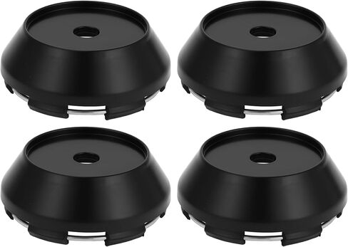 Universal Car Wheel Center Hub Cap/Rim Cover Hub Caps/for Most Cars/Snap-in Plastic 65mm 2.56" OD / 4 Pcs Matte Black in Saudi Arabia