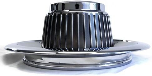 مجموعة انعكاسات تلقائية مكونة من 4 أغطية مركزية من الكروم ABS على طراز ديربي لسيارة GM Classic 1967-1982 in Kuwait