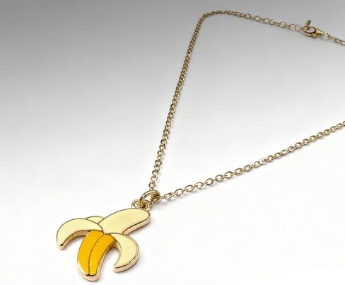Banana Earrings and Necklace Set, Women’s Novelty Drop Earrings Cute Weird Fruit Jewelry for Party Wedding Gift Accessories in Kuwait