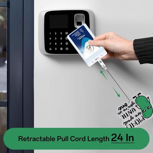 Funny Nurse Badge Reel, Pickle Badge Holder with Retractable Clip, Cute Gifts for Nursing Student RN LPN CNA MA Medical Worker Teacher Doctor in Kuwait