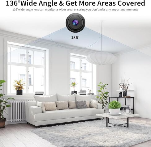 VSTARCAM Outdoor Security Camera with Dual Lens Three Screens,3MP WiFi Camera Wired for Home Security with Spotlight to warn Off The unwelcome,Two Way Talk, 360° View, IP66, Cloud Storage in Kuwait