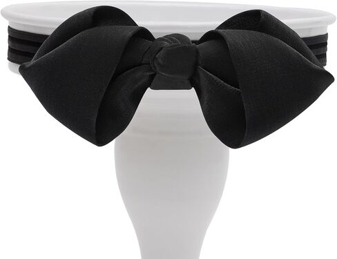 men's black horseshoe-shaped pointed bow tie pre-tied, formal tuxedo, suitable for weddings in Saudi Arabia
