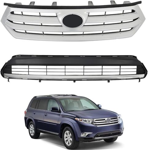 استبدال المصد الأمامي العلوي والسفلي من labwork لأداة هايلاندر الرياضية ذات 4 أبواب 2011 2012 2013 TO1200346 TO1036130 in Kuwait