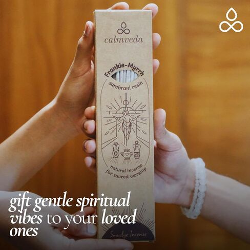 Organic Frankincense Resin Incense Sticks - (24+ Smudge Incense, 9 Inches) Thick Church Incense for Catholic Worship with Frankincense & Myrrh Resin (Loban Olibanum Incense) in Kuwait