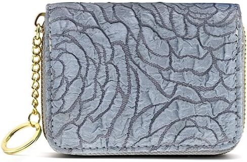 Women's Card Holder Large Capacity Multifunctional Coin Purse ID and Driver's License Anti-Demagnetization Card Case (Blue) in Saudi Arabia