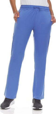 بنطال فرك اليوجا النشط للنساء من MediChic متوسط ​​الارتفاع بستة جيوب in Kuwait