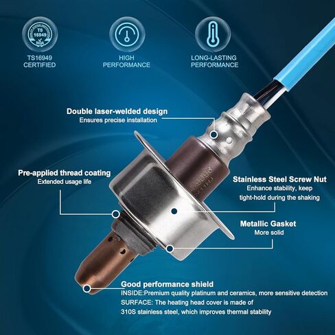 Set of 2 Oxygen O2 Sensor Upstream Downstream Replacement for Nissan Sentra 2.0L L4 2010 2011 2012 for Nissan Versa 1.8L Cube 2010 in Saudi Arabia