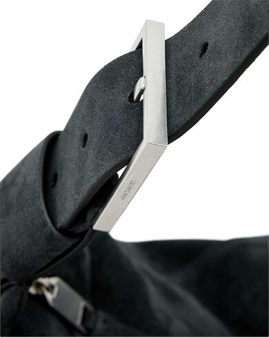 AllSaints Luna Suede Shldr Bag W579XD Ink Blue One Size in Saudi Arabia