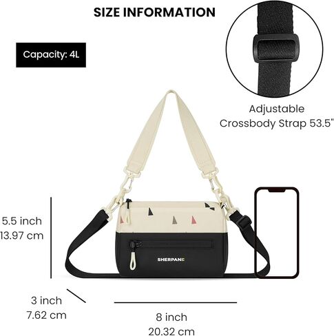 Sherpani Skye, Small Crossbody Purse, Shoulder Bag, Lightweight Cross Body, Handbags, Travel Gift, RFID Protection in Saudi Arabia