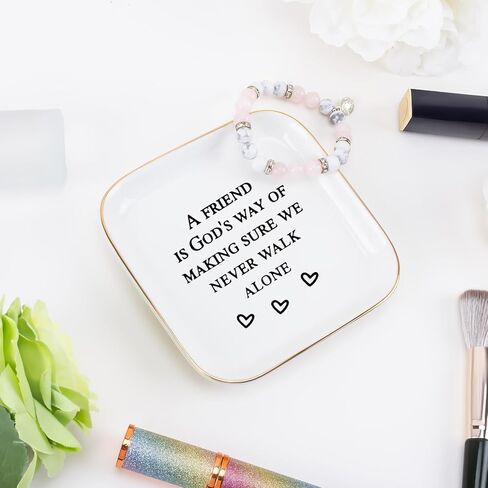 أفضل صديق هدايا عيد ميلاد للنساء صينية مجوهرات مسيحية، تخرج الصداقة للنساء أفضل صديق BFF عيد ميلاد مجوهرات حلية صينية طبق in Kuwait