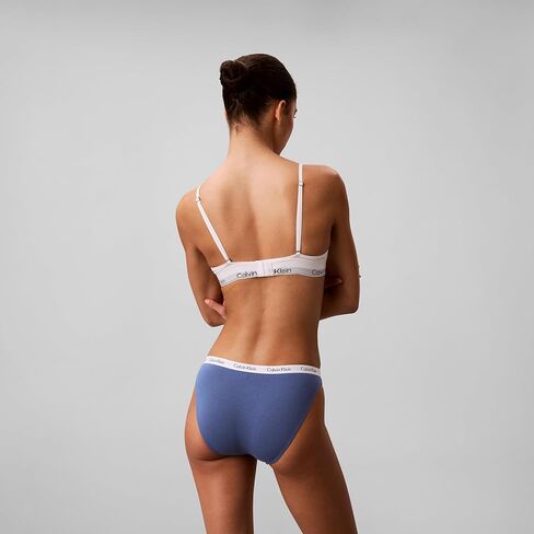سراويل بيكيني مطاطية من القطن بشعار Carousel من Calvin Klein، عبوة من 3 قطع in Saudi Arabia