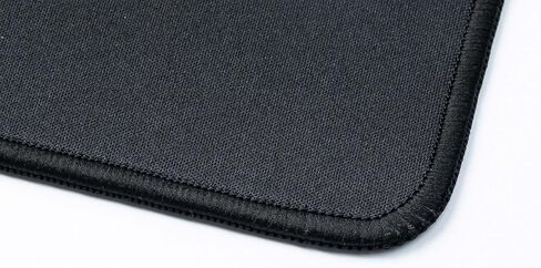 Keychron High-Performance Gaming Mouse Pad, Ultra-Smooth Micro-Weave Surface, Anti-Slip Rubber Base, Durable Stitched Edges, Quiet Mouse Movements - Black- 17.72"x 15.75“ in Saudi Arabia