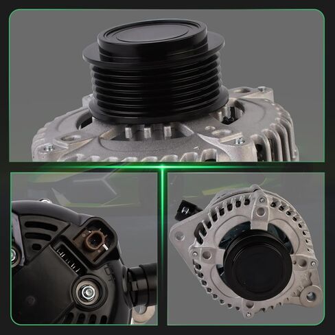 مولد كهربائي 12 فولت 155 أمبير متوافق مع Honda Pilot 2016-2020، Ridgeline 2017-2020، Odyssey 2018-2020، Passport 2019-2020، Acura MDX 2014-2020 - محرك 3.5 لتر V6 يستبدل 31100-5J6-A01 in Kuwait