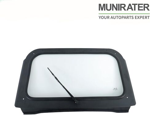 زجاج أمامي زجاجي كامل من munirater مع ممسحة سوداء بديلة لـ RZR 570 800 XP 900 2008-2014 in Saudi Arabia