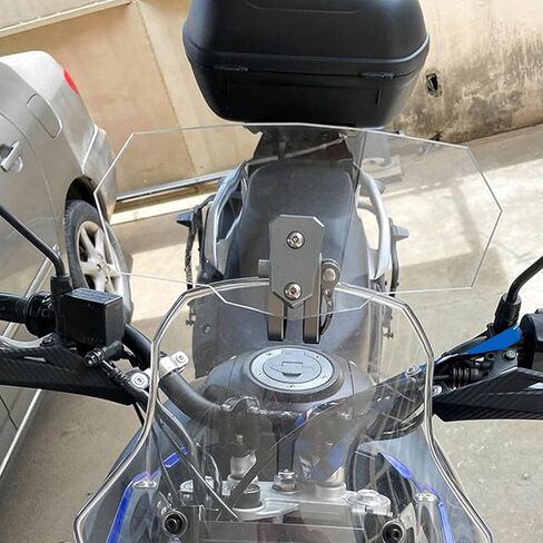 Universal Motorcycle Windshield Extension Clear Motorcycle Windshield Airflow Adjustable Windscreen Wind Deflector in Saudi Arabia