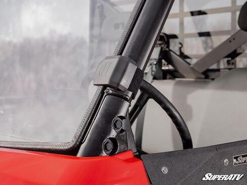 SuperATV Standard Polycarbonate Full Windshield for Gravely Atlas JSV | 2023+ | Clear | Made of 1/4" Poly | 250x stronger than glass | 25x stronger than acrylic | Made in the USA in Saudi Arabia