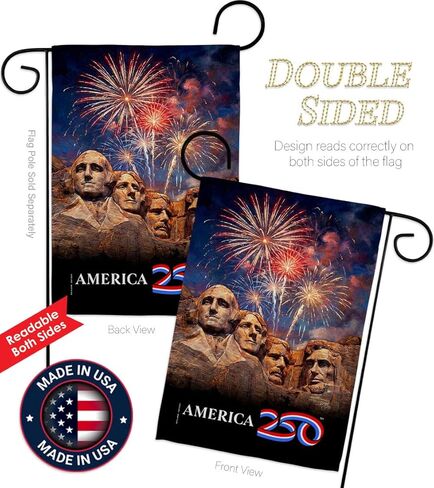 America 250 Flag Mount Rushmore Independence Day Wall Tapestry Home Accent Official Licensed Merchandise Canvas Prints Yard Sign Textile Woven Fabric Poster USA 250th Anniversary Decoration Gift in Kuwait