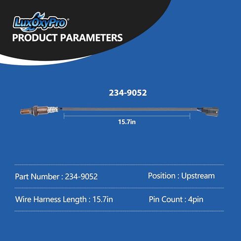 Oxygen O2 Sensor Upstream for Toyota Corolla Matrix 1.8L 2005-2008, Yaris 1.5L 2007-2012, for LS460 4.6L 2007-2009, for Pontiac Vibe 1.8L 2005-2008, Replace 234-9052 in Saudi Arabia