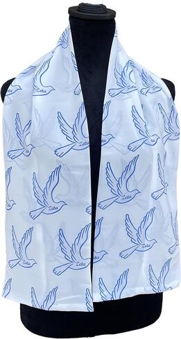 Zeta Sorority Blue White Necktie 48in x 8in (Variety) in Kuwait