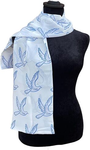 Zeta Sorority Blue White Necktie 48in x 8in (Variety) in Kuwait