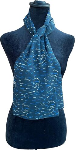 Zeta Sorority Blue White Necktie 48in x 8in (Variety) in Kuwait