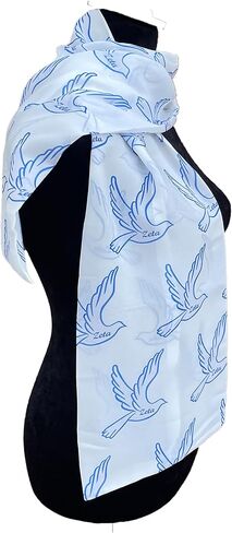 Zeta Sorority Blue White Necktie 48in x 8in (Variety) in Kuwait