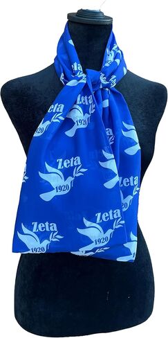 Zeta Sorority Blue White Necktie 48in x 8in (Variety) in Kuwait