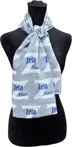 Zeta Sorority Blue White Necktie 48in x 8in (Variety) in Kuwait