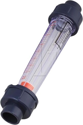 6-60L/H Plastic Tube Liquid Water Rotameter LZS-15 Flow Meter 26MM Dia in Saudi Arabia