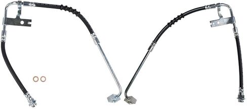 Front Brake Hose - Set of 2 Brake Hydraulic Hose Front Pair Brake Line Kit Fits Dakota 1996 1995 1994 1993 1992 1991 in Saudi Arabia