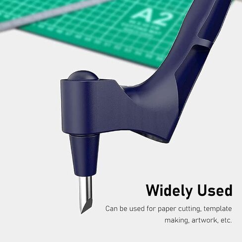 قطعتان من أدوات القطع الحرفية، أداة قطع دوارة من الفولاذ المقاوم للصدأ، أدوات قطع دوارة 360 درجة، مجموعة سكاكين ورقية دوارة قابلة للفصل للأعمال اليدوية in Kuwait