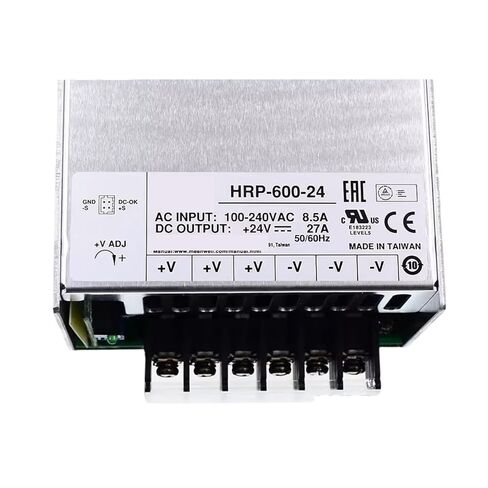 1PCS HRP-600 HRP-600-24 24V 27A 600W Single Output Switching Power Supply with PFC Function in Saudi Arabia