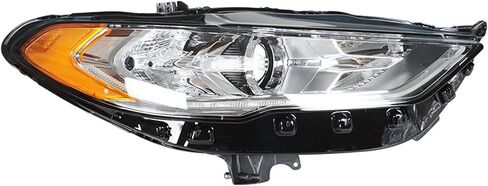 WFLNHB Front Right Headlight Assembly Replacement for Fusion 2017 2018 2019 Passenger Side DRL Projector Headlight Headlamp FO2503350 in Kuwait