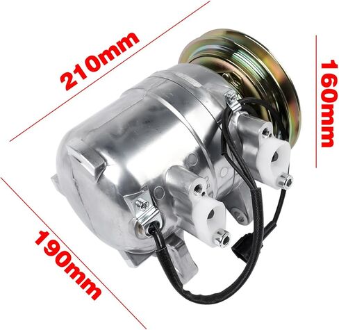 AC Compressor with Clutch Replacement for Nissan Frontier 1998-2004 Xterra 2000-2004 L4 2.4L DKV14C 926008B460 926008B400 in Saudi Arabia