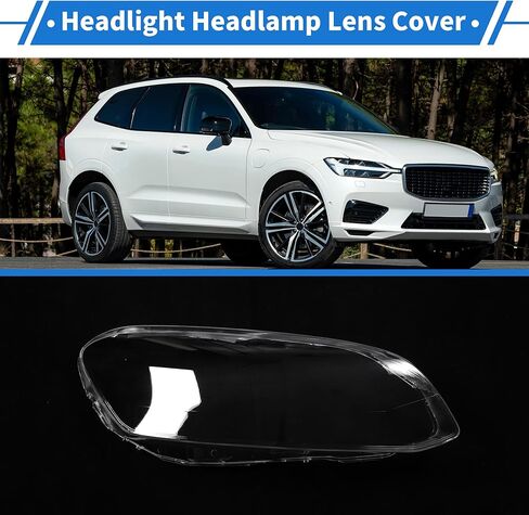 Headlight Lens Cover Headlight Headlamp Lense Clear Lens Cover for Volvo XC60 2014-2017 Clear PC 1 Pcs Front Right Car in Saudi Arabia