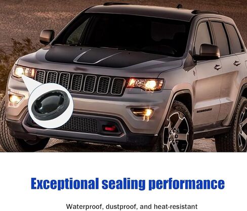 Headlight Dust Cover Cap 68354272AA for Jeep Grand Cherokee WK 2017-2022, Headlight Cover Protector Fit Headlamp Housing Replacement in Kuwait