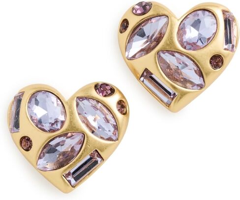 Lele Sadoughi Women's Molten Heart Button Earrings in Saudi Arabia