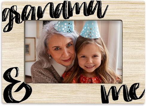 Mawmaw and Me 4x6 Picture Frame, Grandmother Photo Frame Gifts from Grandkids, Best Grandma Gifts for Christmas Birthday Wooden Picture Frames for Wall or Tabletop Display in Saudi Arabia