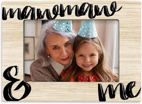 Mawmaw and Me 4x6 Picture Frame, Grandmother Photo Frame Gifts from Grandkids, Best Grandma Gifts for Christmas Birthday Wooden Picture Frames for Wall or Tabletop Display in Saudi Arabia