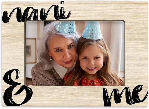 Mawmaw and Me 4x6 Picture Frame, Grandmother Photo Frame Gifts from Grandkids, Best Grandma Gifts for Christmas Birthday Wooden Picture Frames for Wall or Tabletop Display in Saudi Arabia