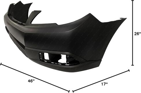MBI AUTO - Primered, Front Bumper Cover Fascia for 2010 2011 2012 Subaru Outback Wagon 10 11 12, SU1000165 in Saudi Arabia
