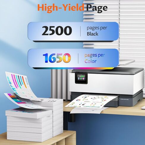 خراطيش الحبر 936e 936 OfficeJet Pro 9125e 9120e 9135e متوافقة مع HP 936e 936 936XL Ink Combo Pack HP936 HP936e لـ OfficeJet 9122e Pro 9120e 9125e 9135e 9730e 9128e 9110b 9130b عالية العائد in Kuwait