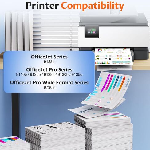 خراطيش الحبر 936e 936 OfficeJet Pro 9125e 9120e 9135e متوافقة مع HP 936e 936 936XL Ink Combo Pack HP936 HP936e لـ OfficeJet 9122e Pro 9120e 9125e 9135e 9730e 9128e 9110b 9130b عالية العائد in Kuwait