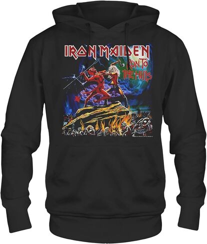 هوديي Iron Maiden Run To The Hills باللون الأسود | بضائع مرخصة رسميًا in Saudi Arabia