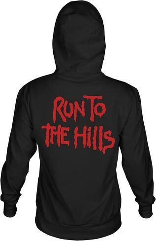 هوديي Iron Maiden Run To The Hills باللون الأسود | بضائع مرخصة رسميًا in Saudi Arabia