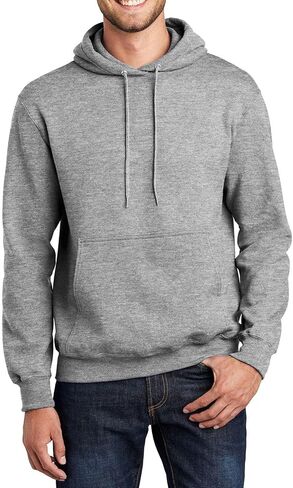 JustBlanks Men Fleece Pullover Hoodie - Regular-Fit Winter Casual Hooded Sweatshirt Front Pouch Pocket Sweatshirts for Men's in Kuwait